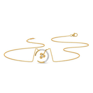 Collar de Diamantes con Diseño Floral Circular y Anillo Abierto con Destellos - Product Image 2