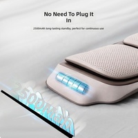 Coussin de soutien lombaire pour lit, avec levage électrique, traction, chauffage sans fil et massage par vibration, pour soulager les douleurs du bas du dos