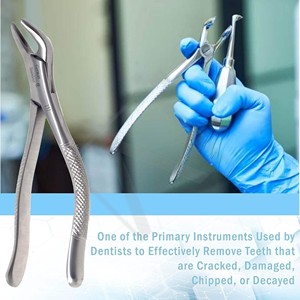 Forceps d'extraction dentaire universels inférieurs en acier inoxydable de qualité supérieure, pinces d'extraction dentaire, instruments de chirurgie buccale - Product Image 5