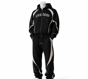 Conjunto Deportivo para Hombre al por Mayor OEM, Sudadera con Capucha y Pantalones Jogger de Corte Regular, Casual, 100% Algodón, para Minoristas Estadounidenses, Tallas S/M/L/XL - Product Image 1