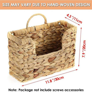 <b>Baskets</b> Seagrass Outdoor Colorful for Sale Laundry Extra <b>Large</b> Woven Hand-Woven Water Hyacinth <b>Storage</b> <b>Basket</b> with Handle - Product Image 5