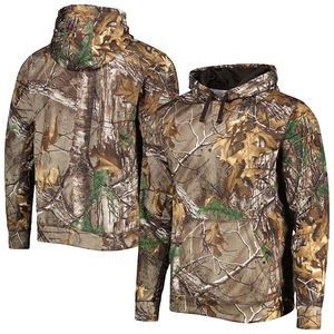 Sweat-shirt à capuche polaire personnalisé pour homme, imprimé camouflage par sublimation, chaud pour l'hiver, idéal pour la chasse - Product Image 6