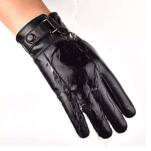 Guantes de Vestir Personalizados de Piel de Ciervo Genuina para Hombre y Mujer, Guantes de Vestir Sencillos y Elegantes Cosidos a Mano - Product Image 3