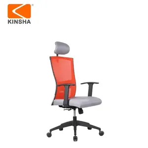 Silla de Oficina Ergonómica Giratoria KINSHA, Tapizada en Terciopelo, Piel Sintética y Malla, Base Cromada, Altura Ajustable, Espuma de Alta Densidad, Estilo Moderno para el Hogar - Product Image 5