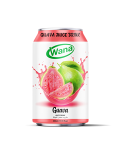 Meilleures ventes OEM ODM Marque privée Boissons gazeuses au jus pur aromatisé à la goyave rose 330 ml Wana Beverage Fabricant vietnamien - Product Image 1