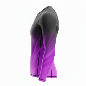 Camiseta de Compresión de Manga Larga Unisex para Mujer, para Yoga, Entrenamiento, Gimnasio, Fitness, BJJ, MMA, Jiu Jitsu, Grappling, Ropa Deportiva - Product Image 3