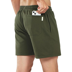 Shorts de sport en coton avec personnalisation de marque, shorts décontractés pour l'entraînement, fabrication OEM au Pakistan, exportation mondiale - Product Image 2