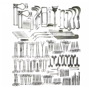 Kit d'appendicectomie de 197 pièces de haute qualité, instruments chirurgicaux manuels abdominaux en acier inoxydable allemand doré, approuvé CE, usage général - Product Image 5