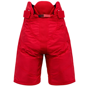 Pantalon de protection de hockey sur glace Elite Senior, léger, haute protection contre les chocs, taille ajustable, équipement de jeu durable, rouge - Product Image 3