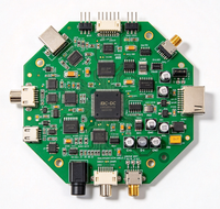 Carte de circuit imprimé multicouche (PCBA) haute fiabilité pour instrument de mesure, conforme RoHS, à impédance contrôlée