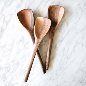 Cuillère de cuisine en bois naturel personnalisé meilleure vente en gros écologique - Product Image 1