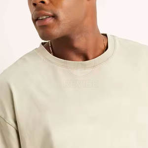 Camiseta de Verano de Manga Corta para Hombre, Estilo Drop Shoulder, Color Personalizado, Ligera - Product Image 4