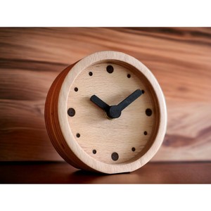 Reloj de Escritorio de Madera Minimalista Modernista, Movimiento de Cuarzo Circular, Visualización de Agujas, Silencioso, Sin Tictac - Product Image 5