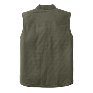 Gilet en toile de mode premium pour hommes, style minimaliste, veste sans manches, logo personnalisé, vêtements d'extérieur haut de gamme pour tenues quotidiennes élégantes - Product Image 2