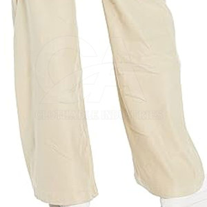 Women Mid Waist <b>Summer</b> <b>Pants</b> Wide Leg Trousers OEM Women <b>Summer</b> Trousers Breathable Fashion Casual <b>Pants</b> Supplier Customized - Product Image 6