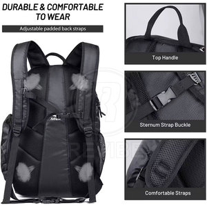 Lightweight Soccer <b>Backpack</b> Easy Carry Soccer <b>Backpack</b> Soft Padded Soccer <b>Backpack</b> Daily Practice Use - Product Image 3