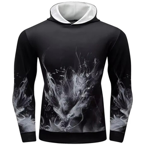 Meilleur prix, créez votre propre design de marque, sweat-shirt de sport sublimé 320 g/m², sweat-shirt à capuche sublimé - Product Image 5