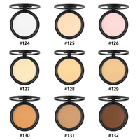 Palette de poudre pressée translucide minérale mate pour le contouring, 9 couleurs, résistante à l'eau, longue tenue, contrôle du sébum, maquillage du visage, marque privée