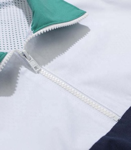 High Quality Comfortable Windbreaker <b>Jacket</b> Custom Elastic Cuffs Patchwork Color Nylon <b>Pullover</b> Windproof Breathable <b>Jacket</b> - Product Image 5