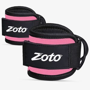 Heavy Duty <b>Ankle</b> Straps for Cable Machine Neoprene Padded Gym Lifting Straps for Leg Workouts Glutes Training Wholesale - Product Image 1