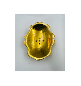 Élégant porte-savon en laiton finition dorée, design coquillage, support de savon pour salle de bain, résistant à la rouille, organisateur de vanité, pour cuisine, hôtels et usage domestique - Product Image 3