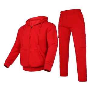 Vente flash : Ensemble de survêtement pour homme avec logo personnalisé, réfléchissant, coupe-vent, respirant, décontracté, sport, fermeture éclair, deux pièces, ensemble de survêtement uni - Product Image 6