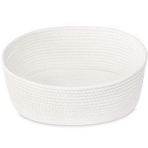 Handwoven Natural Seagrass Storage <b>Basket</b> Set with Black Trim, Decorative Round Woven Organization Bin for Home Decor <b>Basket</b> - Product Image 3