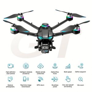 Mini Dron GT6 con Cámara de Video 4K, WiFi, GPS, Control Remoto, Plegable, para Principiantes y Profesionales, Regalo - Product Image 4