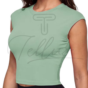 Camiseta sin mangas deportiva para mujer 2026, de algodón, estilo crop top, a bajo precio, para mujer, con logotipo personalizado OEM ODM - Product Image 2