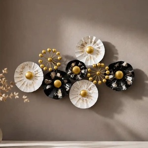 Metal <b>Wall</b> <b>Art</b> Set Abstract Circle Design Modern Contemporary <b>Geometric</b> Handmade Customizable Frame <b>Wall</b> Hanging Home Decor - Product Image 5
