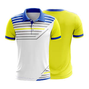 Camisetas de Cricket al por Mayor, Impresas, Transpirables, 100% Poliéster, Manga Corta, Color y Logotipo Personalizados, Uniformes de Equipo - Product Image 4