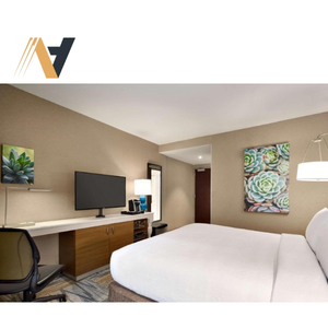 Luxury Hospitality Furniture Solution -MDF Furniture Hilton Garden Inn Bedroom Casegoods - Factory Price For Hotel Projects - Product Image 1