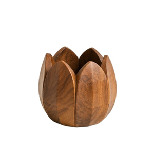 Porte-couverts en bois massif pour comptoir de cuisine, support organisateur d'ustensiles multifonctionnel pour cuillères, fourchettes et couteaux, style rustique farmhouse - Product Image 5