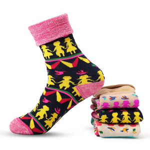 Custom Colorful Pattern Crew <b>Socks</b> <b>Soft</b> Stretch Cotton Blend Fashion Streetwear Daily Wear - Product Image 5