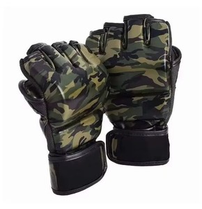 Gants de MMA Camouflage Premium, Mitaines de Grappling Professionnelles, Gants de Boxe à Paume Ouverte pour Entraînement et Combat en Arts Martiaux - Product Image 1