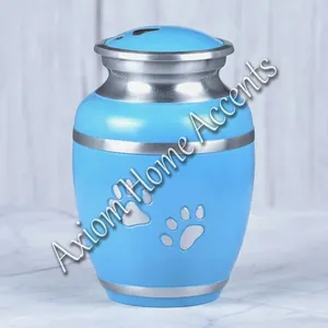 Elegant Custom Engraved Classic Metal <b>Pet</b> <b>Urn</b> with Smooth surface for Cherishing Memories by Axiom Home Accents - Product Image 5