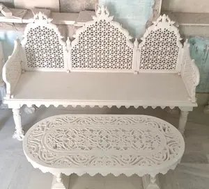 Sillas de Comedor de Exterior Contemporáneas de Mármol Tallado a Mano de Lujo para Jardín, Patio, Villa, Lago, Hotel y Restaurante - Product Image 1