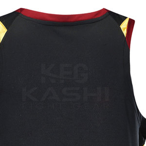 Maillot de basketball personnalisé pour équipes sportives – Respirant, anti-humidité, en tissu mesh à flux d'air, sans manches, pour l'entraînement et la pratique - Product Image 6