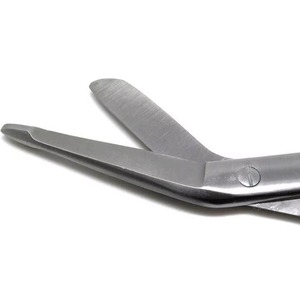 Ciseaux à pansements chirurgicaux en acier inoxydable pour le dépansement sûr et les soins des plaies - Product Image 1