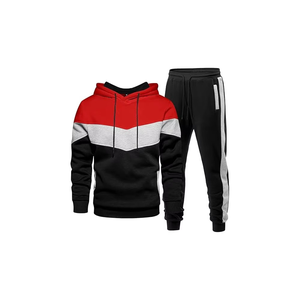custom Men's Tracksuit 2 Pieces Set Athletic Casual Hooded Sweatshirt and <b>Joggers</b> Set Sweatsuit Outfits - Product Image 5