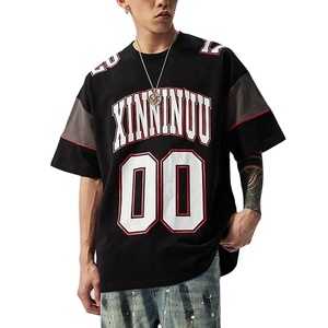 Uniforme de fútbol y gimnasio personalizado para hombre, camiseta de gran tamaño con estampado de pantalla de Francia, conjunto de adulto - Product Image 1