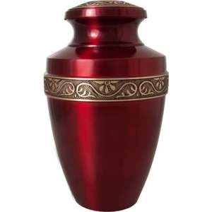 Handmade <b>Large</b> Metal Cremation Urns for Human Ashes Adult - Black & Gold Brass Funeral Urn - <b>Memorial</b> Vases Cemetery Supplies - Product Image 6