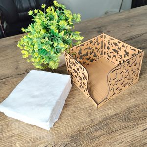 Craft Emporium Exports - Porta Servilletas de Madera Ecológico Moderno, Caja para Pañuelos con Acabado Marrón, Soporte Decorativo Hecho a Mano para Cocina - Product Image 4