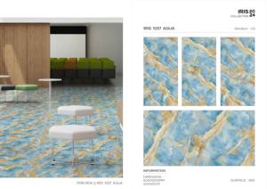 กระเบื้องพอร์ซเลนอัลตร้าไอริส 600x1200 ขนาดใหญ่พิเศษ ผิวขัดเงา พรีเมียม สำหรับผนังและพื้น ดีไซน์ทันสมัย ใช้ได้ทั้งภายในและภายนอก รุ่นพลัส - Product Image 2