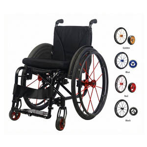 Fournisseur direct du fabricant, fauteuil roulant sportif <span class=keywords><strong>pas</strong></span> <span class=keywords><strong>cher</strong></span>, vente en gros, fauteuil manuel actif, logo personnalisé - Product Image 3