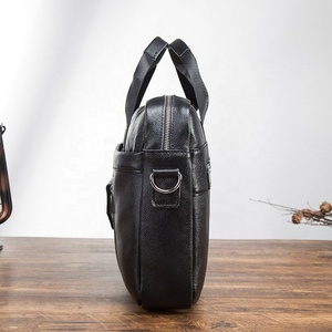 Maletín de Cuero Genuino para Hombre, Bolso Bandolera, Bolso de Mano, para Viajes, Negocios, Oficina, de Gran Capacidad - Product Image 5