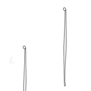 เครื่องมือผ่าตัด Penfield Dissector No. 2 ทำจากสแตนเลส แบบใช้มือ ขนาด 7.5 มม. ปลายแหลม รูปทรงช้อน สำหรับบรรจุขี้ผึ้ง ความยาว 178 มม. ผลิตในประเทศปากีสถาน - Product Image 1