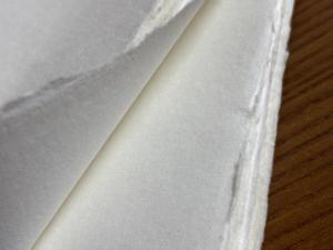 Carnet écologique A4 à bords festonnés en papier de coton, reliure spirale, imprimé, durable, rechargeable, fait main pour artistes - Product Image 4