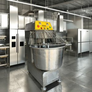 Industrial Bakery Dough Mixer 25kg 380V Spiral Dough <b>Kneading</b> <b>Machine</b> Heavy Duty - Product Image 1