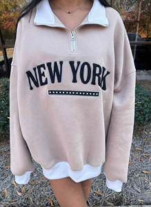 Custom Wholesale Printed Reversible Crew Neck Women's Winter Pullover <b>Sweatshirt</b> Plus Size Vintage 100% <b>Embroidery</b> Sequined - Product Image 4